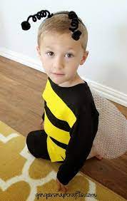 17 Mind Blowingly Cute And Simple Halloween Costumes For Kids Diy Costumes Kids Bee Costume Diy Bee Costume