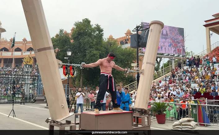 Vispy Kharadi Demonstrating Extreme Strength, Ai Generated