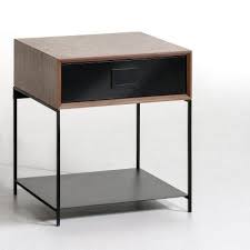 Chevet Mambo Am Pm La Redoute Chevet Table De Nuit Bois Meuble Bois Metal