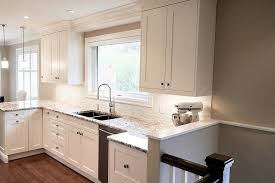 white granite kitchen countertops