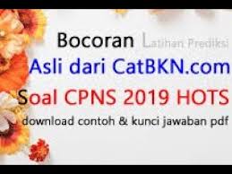 Contoh soal 4 (un 2019). Download Contoh Soal Cpns 2019 Dan Kunci Jawaban Pdf Bocoran Latihan Prediksi Youtube