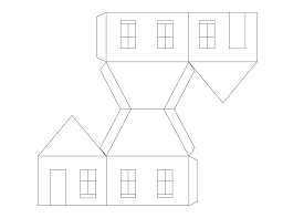 Heute steht praktisch in jedem haushalt ein wir bieten schreibpapiere zum ausdrucken für verschiedene gelegenheiten und in. Haus Aus Papier Basteln Vorlagen Dekoking Diy Mehr