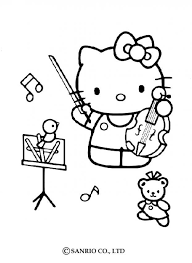 Maybe you would like to learn more about one of these? Hello Kitty Coloring Pages Hello Kitty Playing The Violin Hello Kitty Coloring Hello Kitty Colouring Pages Kitty Coloring