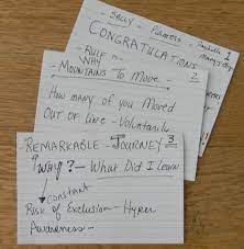 They are the ideal icebreaker for salespeople who want to connect with the surrounding community or local businesses. Public Speaking Tips How To Use Notecards Public Speaking Tips From 997 Ways To Be A Great Speaker