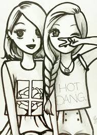 Dibujos By Cbrojas36 On We Heart It Drawings Of Friends Best Friend Drawings Bff Drawings