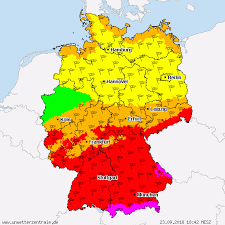 Warnungen für plz / ort. Dem Suden Und Sudosten Der Unwetterzentrale Deutschland Facebook