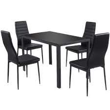 Check spelling or type a new query. Costway 5 Piece Iron Outdoor Kitchen Dining Set Hw52382 The Home Depot In 2021 Kitchen Dining Sets Black Dining Table Set Home Office Furniture Sets