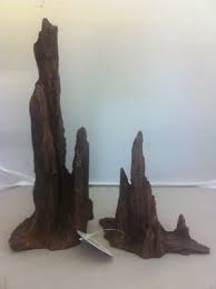 Aquarium Fish Tank Ornament Tall Fossilised Rock Formation 2pc 20cm 10cm Aquarium Decorations Aquarium Fish Tank Aquarium Fish