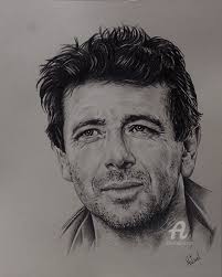 He is one of the most famous french singer and actor, known for le prénom (2012), and un secret (2007). Patrick Bruel Drawing By Aurelie Nativel Artmajeur