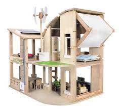 Plantoys Green Dolls House Puppenhaus Holz