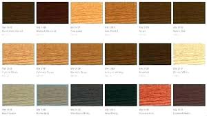 Interior Wood Stain Color Chart Denisecailles Co