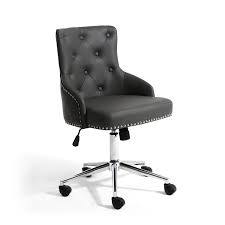 Choose from contactless same day delivery, drive up and more. Brent Dark Grey Faux Leather Office Chair Grey Office Chair