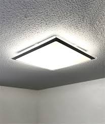 A recessed light bulb lies flush with the ceiling or other surface, making it nearly impossible to grab and unscrew it by hand. Square Acrylic And Steel Ceiling Light Flush Low Profile