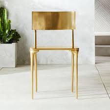 Get 5% in rewards with club o! Oro Polished Gold Aluminum Dining Chair