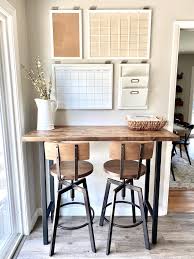 (use a stop block to make sure all three small legs are the same height.) attach the longest leg to the 1″ x 4″ support with kreg joinery (you can view my. Diy Kitchen Table With Metal Legs Welsh Design Studio