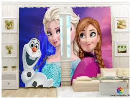 Spielzeug dressing prinzessin puppe für baby elsa und anna sind glücklich, zu spielen. Fotogardine Frozen Eiskonigin Elsa Anna Foto Vorhang In Luxus Fotodruck 3d Gardinen Vorhange Foto Druck