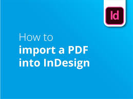 Confirm the deletion if necessary. How To Import A Pdf Into Indesign Adobe Tutorial Solopress Uk