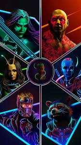 Each of the five heroes of the galactic been concluded and has something very important, interesting villain thanos. Guardians Of The Galaxy Neon 640x1137 Download Hd Wallpaper Wallpapertip