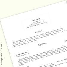 It contains a brief overview of your job qualifications and intends to grab the employers' attention. Basic Cv Template 2020 In Microsoft Word Cvtemplatemaster Com
