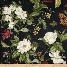 Waverly Garden Images Black Fabric Decor Waverly Bedding Floral Curtains