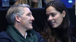 We are so happy, the footballer wrote on his instagram account beneath a snap of the baby's feet, which look tiny beside the couple's hands. Love Match Schweinsteiger And Ivanovic Marry Cnn