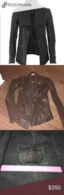 Allsaints Leather Drape Jacket Drape Jacket Jackets Clothes Design