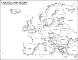Download Europe Political Map Labeled Coloring Book Series By The Human Imprint
