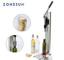 ZONESUN Manual Wine Corking Machine – Stainless Steel Bottle Capper