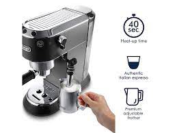 Maybe you would like to learn more about one of these? Dedica Deluxe Manual Espresso Machine Cappuccino Maker Ec685w Black De Longhi Us