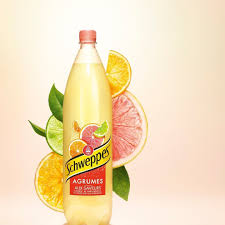 L Insta Nt Food On Instagram Schweppes Agrumes Fait Peau Neuve Un Nouveau Packaging Et Une Recette Sans Colorant Ni Arome Ar Fizzy Wine Bottle Soft Drinks