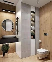 Keep the paint colors within the same neutral tones as the patterned floor tiles for a cohesive look. 7 Unique Bathroom Renovation Ideas For Malaysians Littleants Studio