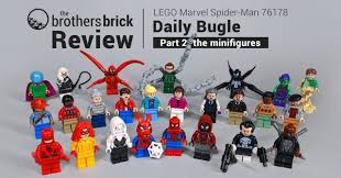 Collection by binky bakes cakes. Lego Marvel Spider Man 76178 Daily Bugle Part 2 The Minifigures Review The Brothers Brick The Brothers Brick