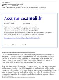Comment dire envoyer un mail dans d'autres langues. Lettre Atoioot98172716628254386147 Mail Ee Ameli Fr Arnaque Identite Phishing 3 Commentaires