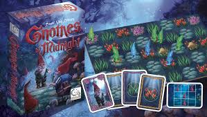 **warning of flashing colors and lights**. Gnomes At Midnight 2 Player Board Game Great Gnome Lovers Gift