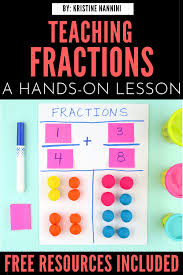 Fraction Anchor Chart Freebie And Hands On Fractions Young