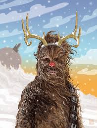 So i saw a meme a friend posted with this clip and seeing that it is now december i had to make my version. Chewbacca The Red Nosed Reindeer By Mcquade On Deviantart