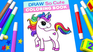 Maybe you would like to learn more about one of these? Draw So Cute Coloring Pages Unicorn Coloring And Drawing
