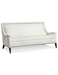 This gorgeous modern leather sectional sofa is the epitome of refinement and elegance. Contemporary Ivory Leather Sofa