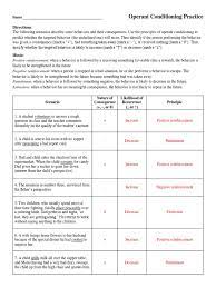 Operant Conditioning Practice Updated Key Reinforcement Psychology