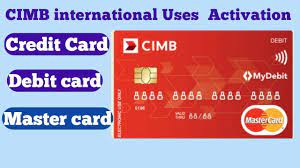 Only cimb credit cards can be scanned. Cimb International Withdrawal Atm Card Activation For Overseas Uses Youtube