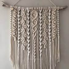 Make your own macrame wall hanging | beginner macrame diy. Large Macrame Wall Hanging Bohemian Woven Wall Decor Etsy Macrame Wall Hanging Patterns Yarn Wall Hanging Macrame Wall Hanging Diy
