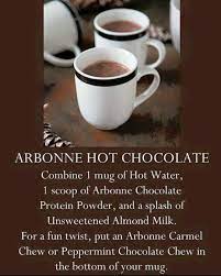 Arbonne Hot Chocolate Arbonne Shake Recipes Arbonne Recipes Chocolate Protein Shakes