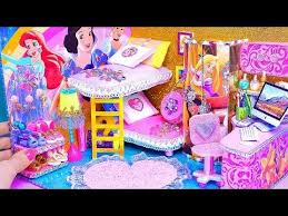 5 viral dollhouse diy rooms in 1 video! Diy Miniature Disney Princess Dollhouse Youtube Disney Princess Diy Barbie Diy Accessories Disney Diy
