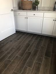 Willow Bend 6x24 Smokey Bronw Floor Tile 185 New Taupe Grout In 2020 Flooring Daltile Tile Floor