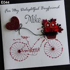 Diy Creative Handmade Birthday Card Ideas For Boyfriend Handmade Card Greeting Personalised Bike Love Cards Handmade Creative Birthday Cards Greeting Cards Handmade