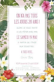 Invitation Fleurs Tropicales Idee Invitation Anniversaire Carte Invitation Anniversaire Invitation Anniversaire