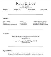 Maybe you would like to learn more about one of these? 11 Acting Resume Templates Ideas Acting Resume Template Acting Resume Resume Templates