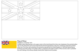 coloriage drapeau du niue coloriages a imprimer gratuits de pliage lettre origami traditionnel facile
