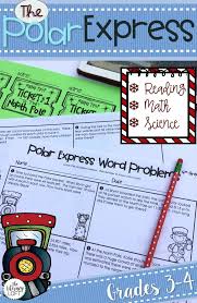 The Polar Express Math Science And Reading Activity Bundle Polar Express Math Word Problems Math Words