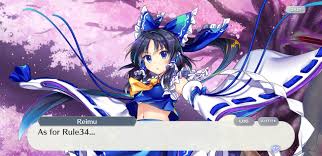 Blue Reimu is scary : r2hujerk